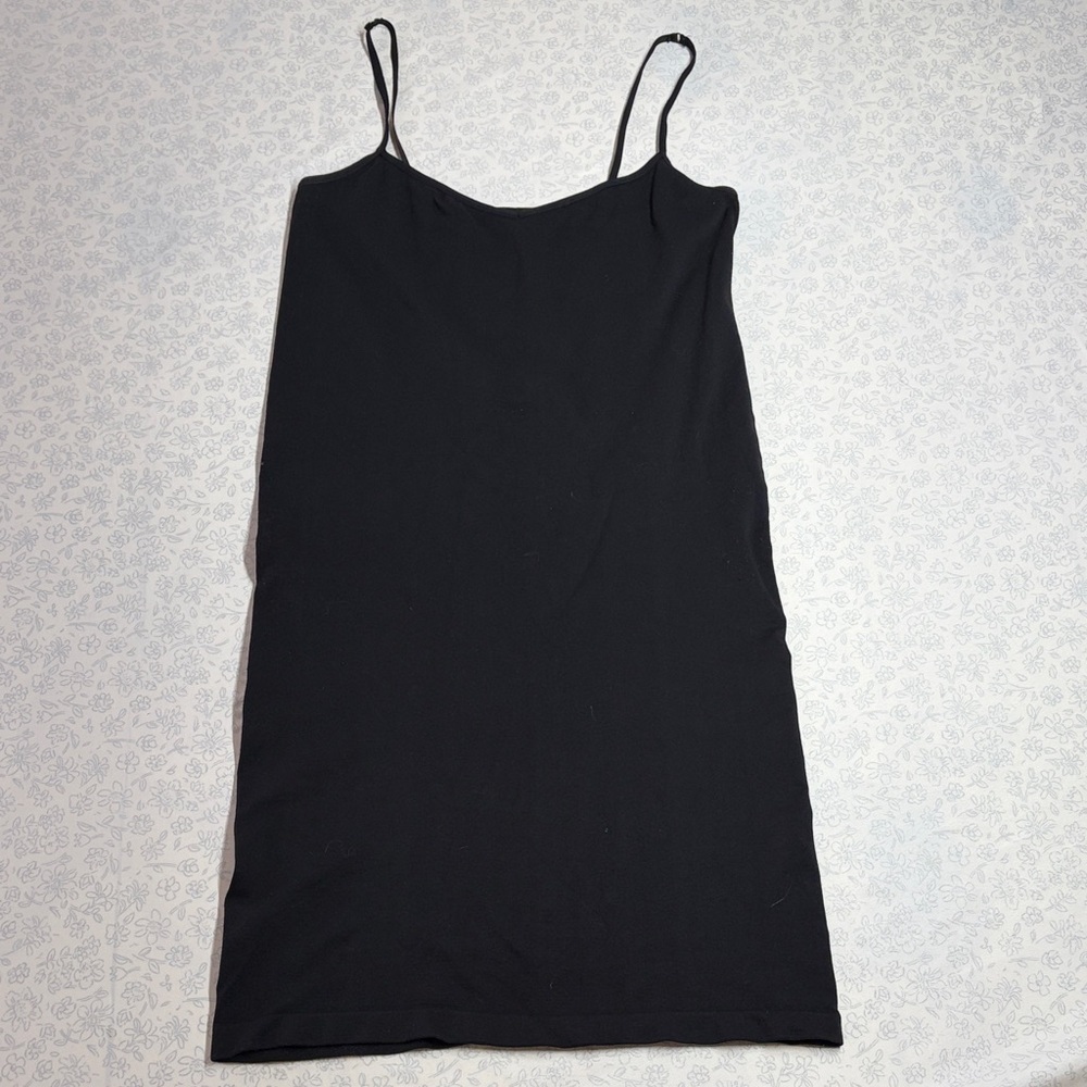 Intimately Free People Seamless Mini Slip - Black - Size Medium - Picture 4 of 7